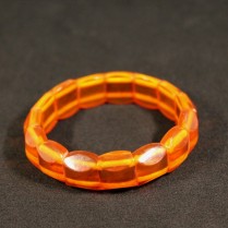 Vintage pressed amber bracelet